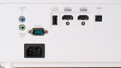 BenQ HT2060 Inputs Picture