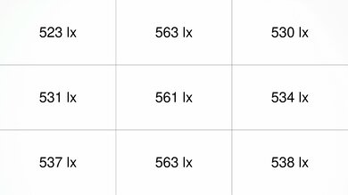 BenQ X3100i Brightness Measurement Picture
