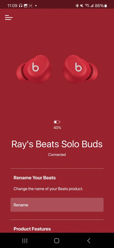 Beats Solo Buds App Picture