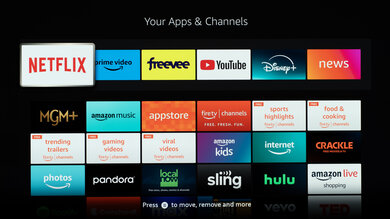 Panasonic Z95A OLED Apps Picture