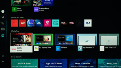 Samsung DU6900 Apps Picture