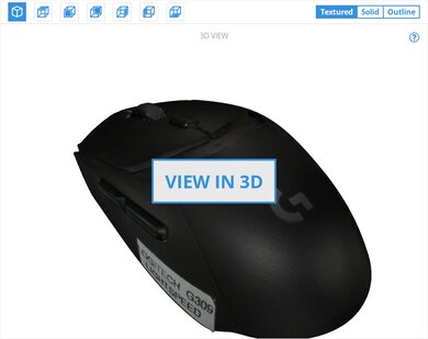 Logitech G309 LIGHTSPEED 3D Model