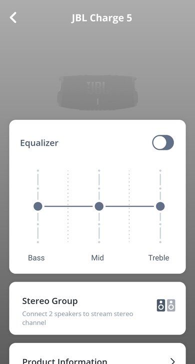 JBL Charge 5 App Picture