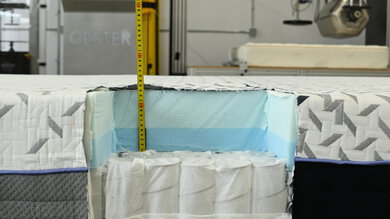Nectar Luxe Hybrid Foam Layer Thickness Picture