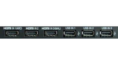 LG LN5700 Side inputs
