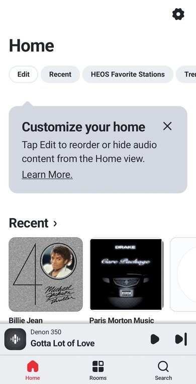 Denon Home 350 App Picture