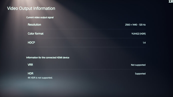 HP OMEN 27qs PS5 Compatibility Photo