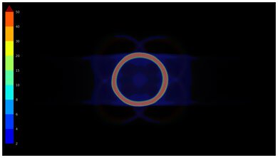 TCL 98QM8K Ring Picture Total Reflection