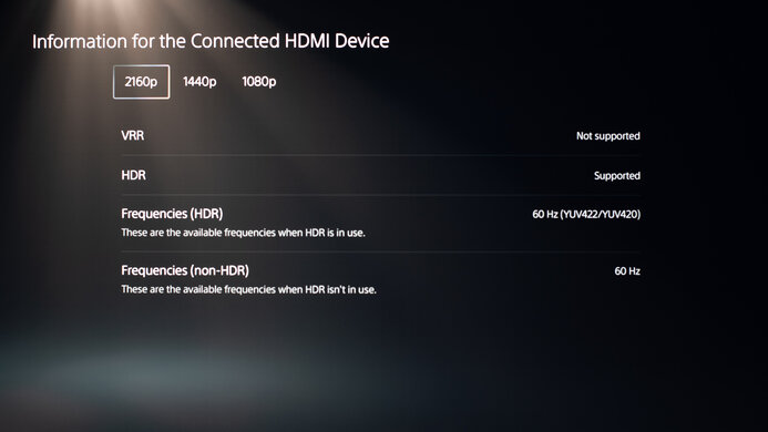 Acer Predator X27U bmiipruzx PS5 Compatibility Photo