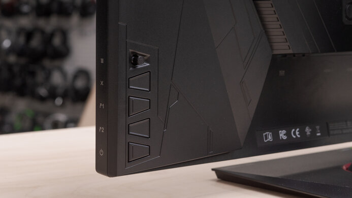 ASUS TUF Gaming VG259QM Controls Picture