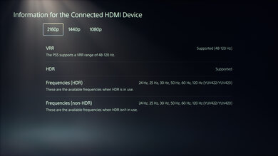 Hisense 100U8QG PS5 Screenshot