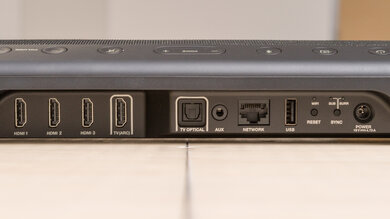 Polk Audio MagniFi MAX SR Physical Connections Bar Photo 1