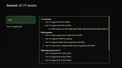 Hisense U8G Xbox Series X Screenshot