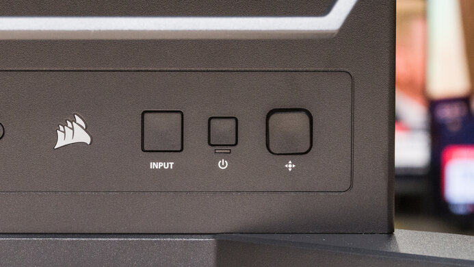 Corsair XENEON FLEX 45WQHD240 Controls Picture