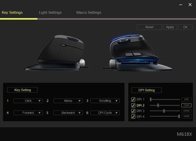 J-Tech Digital V628X Software settings screenshot