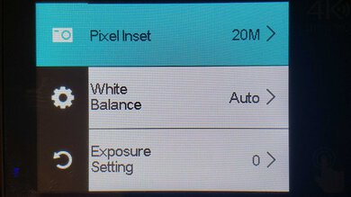 Campark X40 Screen Menu Picture