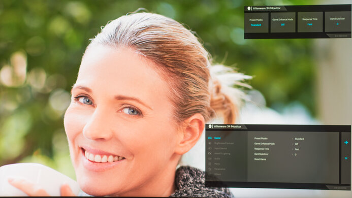 Dell Alienware AW3420DW OSD Picture