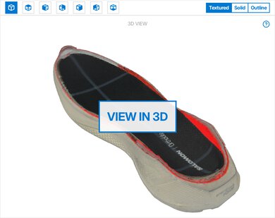 Salomon Aero Blaze 3 3D Model Internal