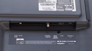LG NANO90 2020 Rear Inputs Picture