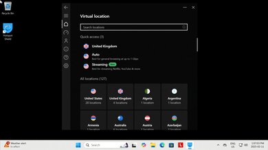 Hotspot Shield VPN Destination Selection Example