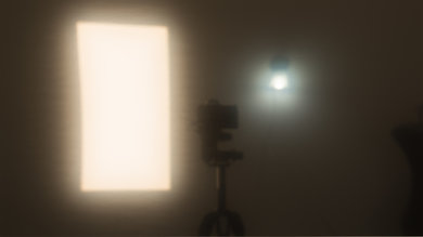 HP V320 Bright room off picture