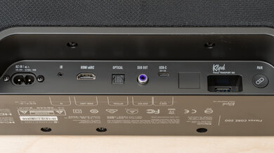 Klipsch Flexus Core 200 Physical Connections Bar Photo 1