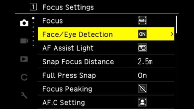 RICOH GR III Screen Menu Picture