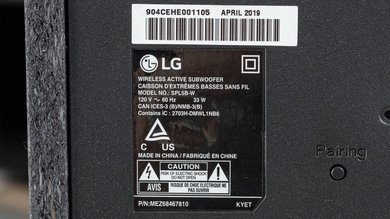 LG SL6Y Physical controls subwoofer photo 1