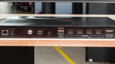 Samsung QN900D 8K Rear Inputs Picture