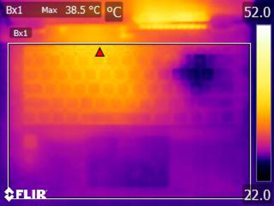 Acer Aspire 3 Spin 14 (2023) Keyboard Temps Picture