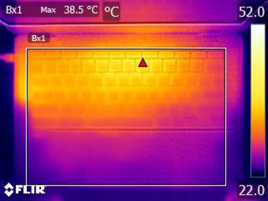 HP Chromebook x360 14 (2021) Keyboard Temps Picture