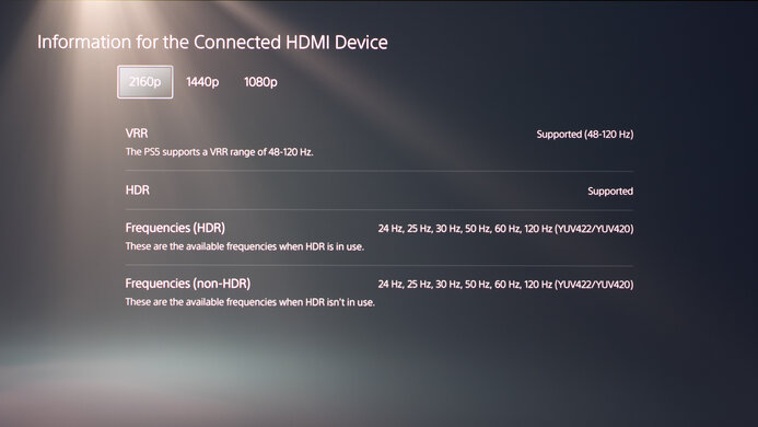 Dell Alienware AW2725Q PS5 Compatibility Photo