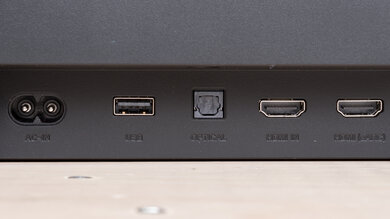 TCL Q85H Physical Connections Bar Photo 1