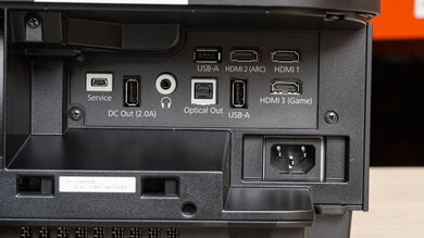 Epson EpiqVision Ultra LS800 Inputs Picture