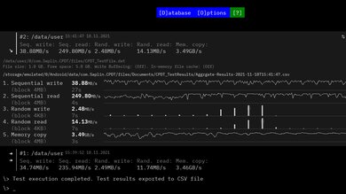 HP Chromebook x360 12 (2021) Storage Performance Image