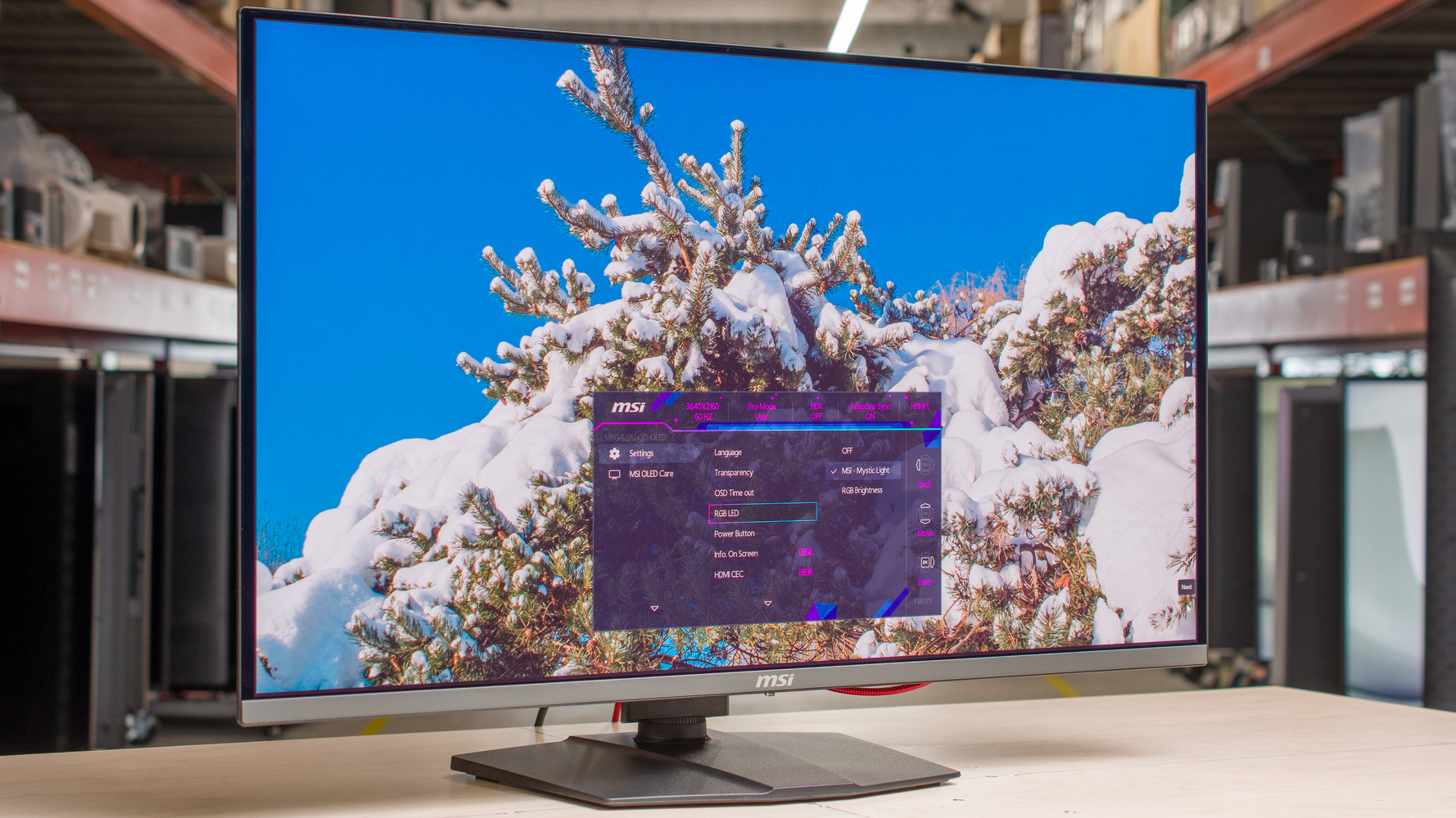 MSI MPG 322URX QD-OLED Review - RTINGS.com