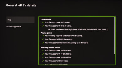 Hisense U8QG Xbox Series X Screenshot