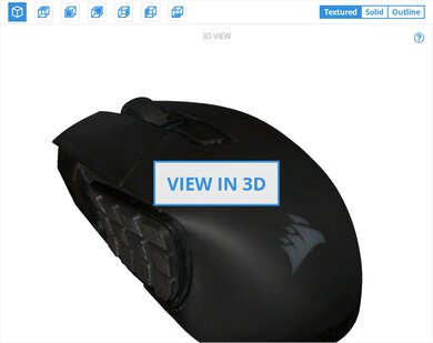 Corsair SCIMITAR ELITE WIRELESS 3D Model