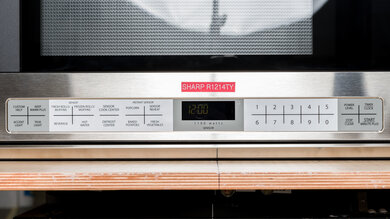 Sharp R1214TY Control Panel Picture