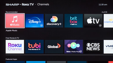 Sharp AQUOS FS1 OLED Apps Picture