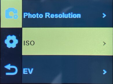 Campark V40 Screen Menu Picture