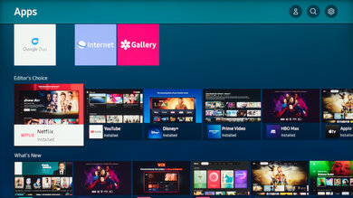 Samsung QN85B QLED Apps Picture