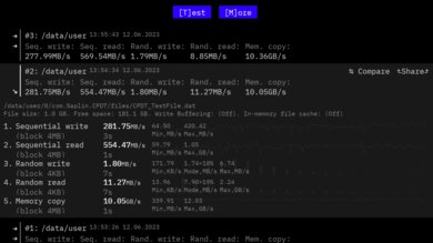 Acer Chromebook 516 GE (2022) Storage Performance Image