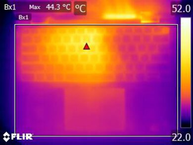 Dell 14 Plus 2-in-1 (2025) Keyboard Temps Picture