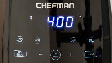 Chefman TurboFry RJ38-5-T Control Panel Photo