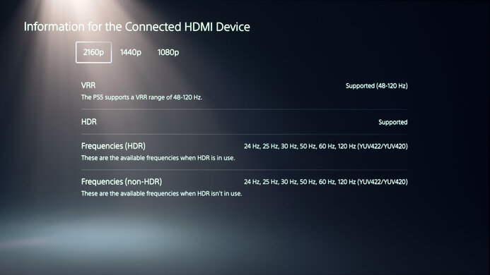 LG C5 42 OLED PS5 Compatibility Photo