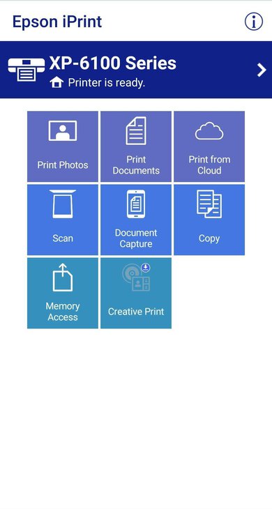 Epson Expression Premium XP-6100 App Printscreen