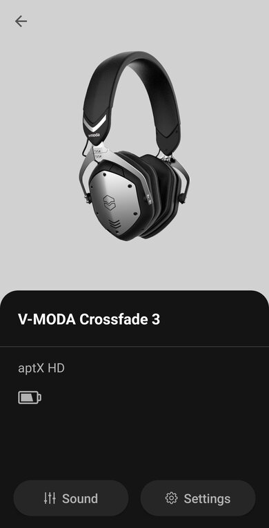 V-MODA Crossfade 3 App Picture