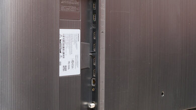 Samsung QN85D/QN85DD QLED Side Inputs Picture