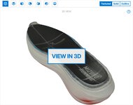 Mizuno Wave Rider 30 3D Model Internal
